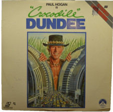 Crocodile Dundee Laserdisc Paul hogan Linda Kozlowski PG-13 Cool