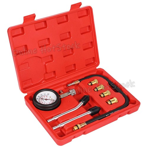 Petrol Engine Compression Tester Kit Tool Set For Automotives Motorcycle AU SHIP - Picture 2 of 10