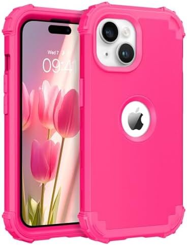 for iPhone 15 Plus Case, Phone Case iPhone 15 Plus, Heavy Duty 3 in 1 Full Rugge