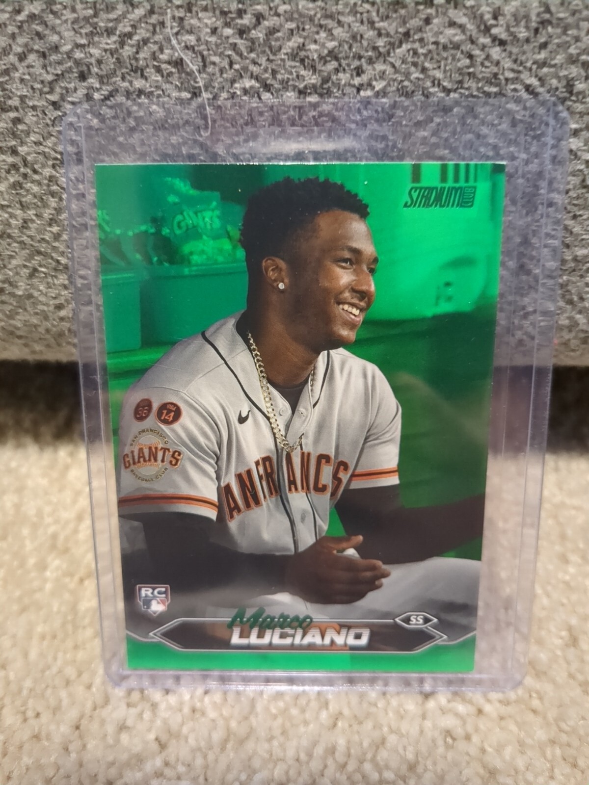 2024 Topps Stadium Club Marco Luciano Green Foil RC #49/199 #224 EE3