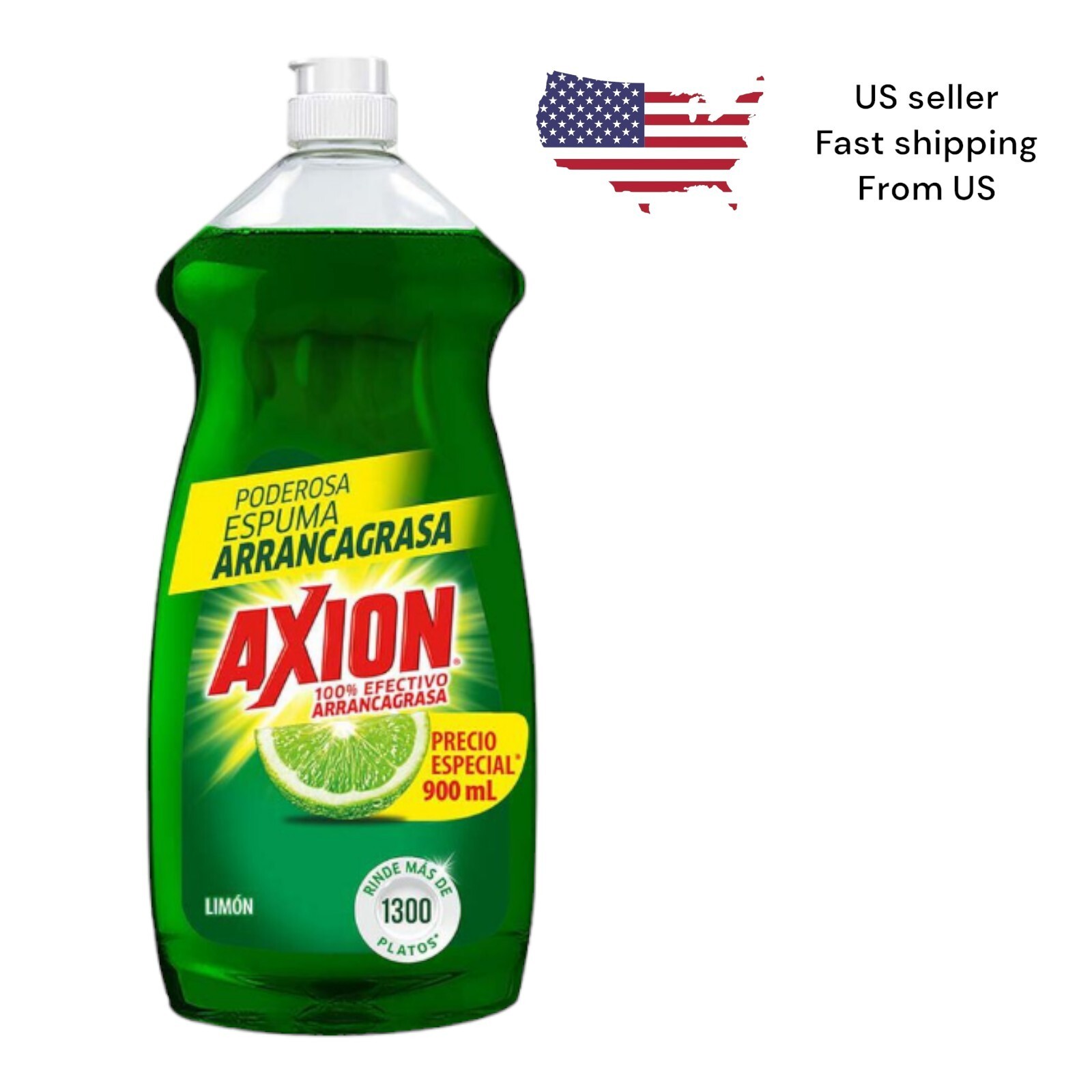 Axion 💯 🇲🇽 Jabón Para Trastes 900ML/ Axion Dish Detergent Soap 💯 🇲🇽