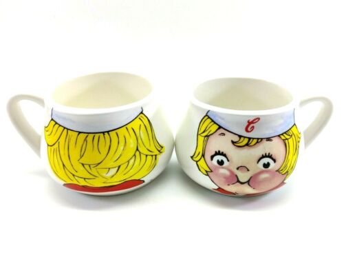 Vintage Campbell’s Kids Soup Collectible Mug Cup Bowl 1998 Set of 2