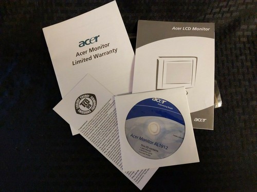 Acer Monitor AL 1912 CD with Adobe 