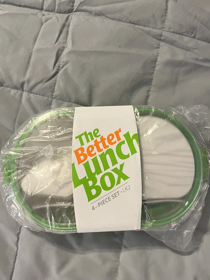 ¡NUEVO! Juego de 4 loncheras The Better - Bloqueo a presión, apto para microondas y lavavajillas Foto 2 de 4