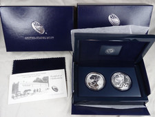 2013-w American Silver Eagle West Point 2 Coin Set Enhanced Reverse Proof Us 1 2013-w American Silver Eagle West Point 2 Coin Set Enhanced Reverse Proof Us 1