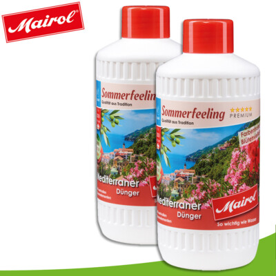 Mairol 2 x 500 ml Sommerfeeling Mediterraner NPK-Dnger Zitruspflanzen  Turbo | eBay