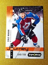 2019-20 Upper Deck Synergy Cale Makar Rookie Card Journey /799 RC Mint #RP-1. rookie card picture