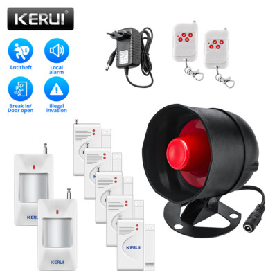 Standalone Wireless Home Security Alarm System Kit Siren Horn 