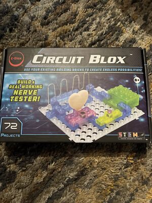 E-Blox Circuit Blox Builder - 72 Projects Circuit Board Building Blocks Toys New