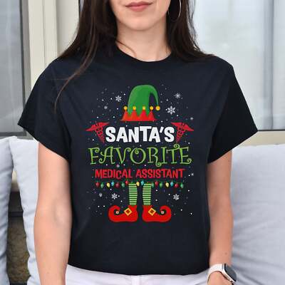 Santa's favorite Medical Assistant Unisex shirt CMA Christmas tee