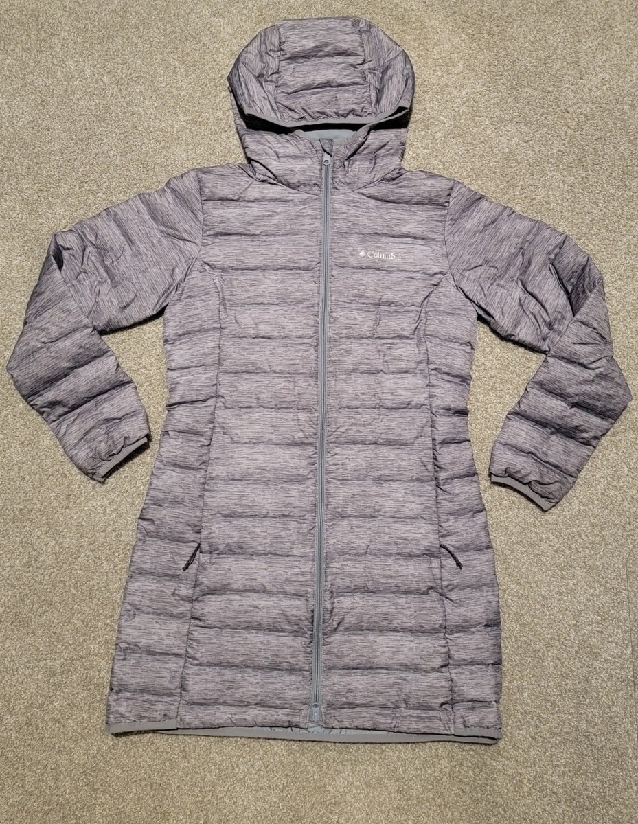 Columbia Lake 22 Long hooded jacket tradewinds grey heather