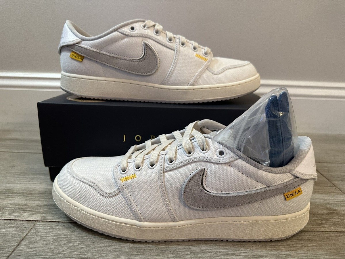 Union LA AJKO Air Jordan 1 Retro KO Low SP Canvas DO8912-101 White Grey Sail 12 Union LA AJKO Air Jordan 1 Retro KO Low SP Canvas DO8912-101  main image 3