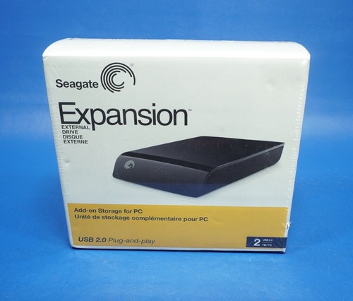 new sealed Seagate 2TB expansion external drive ST320005EXA101-RK