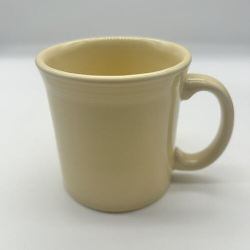 Fiesta Ware Java Mug Ivory D Handle Tapered Fiestaware 12 oz - EUC