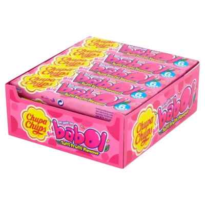20x Chupa Chups Big Babol Tutti Frutti Flavour Soft Bubble Gum 27.6g