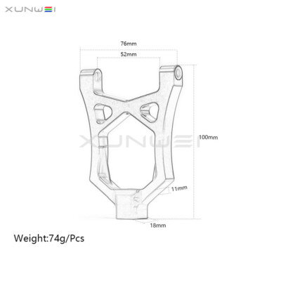 Orange Aluminum Upgrade Part for RC 1/5 HPI Racing Baja 5B Orange Aluminum Upgrade Part for RC 1/5 HPI Racing Baja 5B
