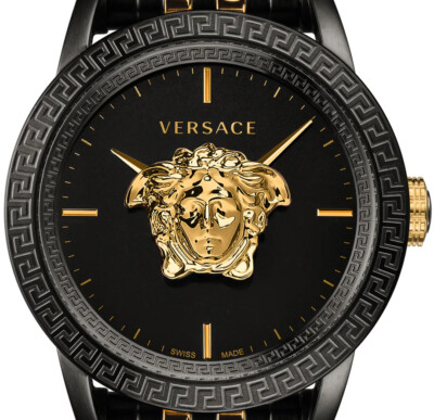 Versace VERD01119 Palazzo Empire gold black Stainless Steel Men's