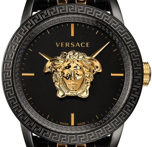 Versace VERD01119 Palazzo Empire gold schwarz Edelstahl Herren Uhr NEU - Bild 2 von 8