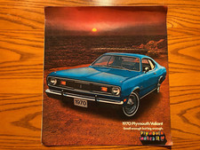 1970 Plymouth Valiant Sales Brochure - Includes Valiant, Duster, and Duster 340