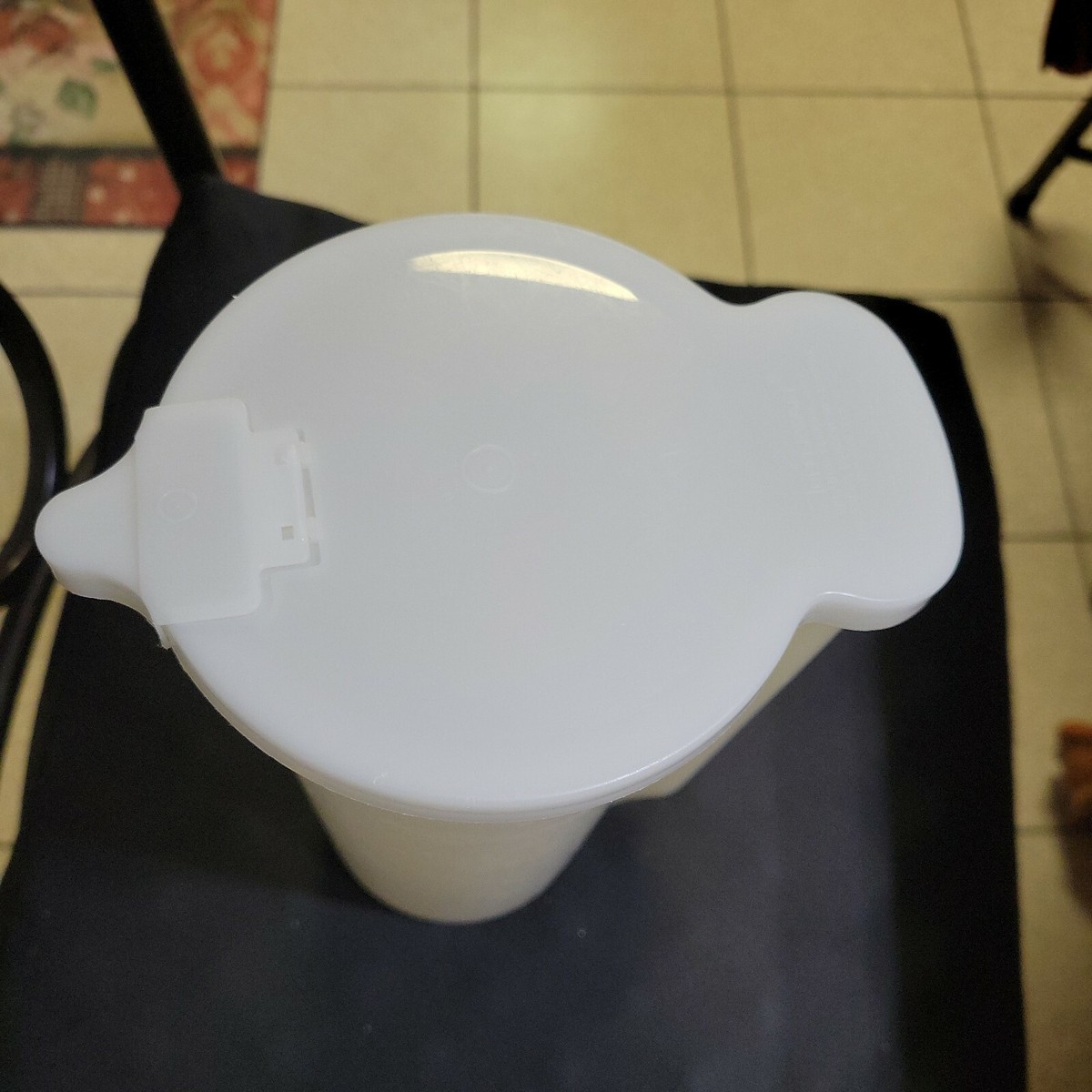 Vintage Tupperware 2 Qt Pitcher #129-1 Lid & Flip Top Seal c1954