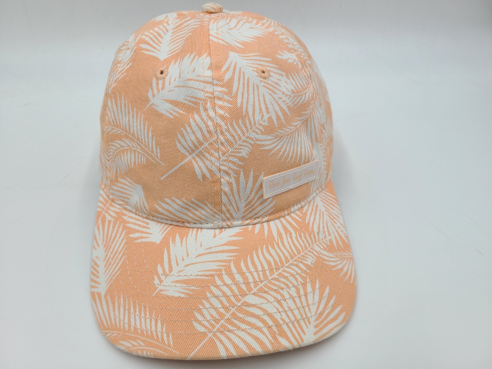 Ron Jon Surf Shop Floral All Over Print AOP Strapback Hat Cap Men Women Peach