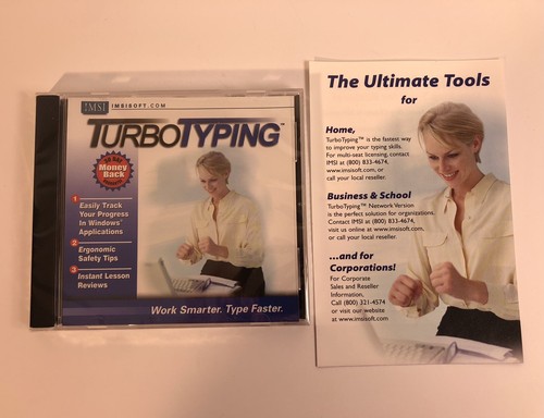 Turbo Typing for Windows XP 2000 98 95 Me NT4 English French Spanish - BRAND NEW - Picture 5 of 10