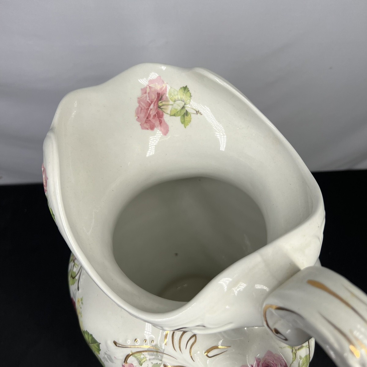 Vintage J&G Meakin Hanley England Pottery Large Pitcher Jug