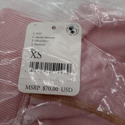 Free People Leggings Damen XS gemütlich den ganzen Tag Haremhose Tag Feuerwerk pink - Bild 10 von 12
