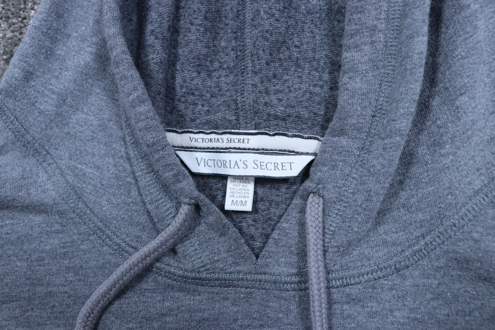 victoria-secret-vs graphic print pullover trendy hoodie