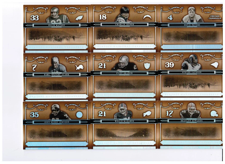 2006 Playoff NATIONAL TREASURES #/125 SINGLES- Complete your set - Image 3 of 4