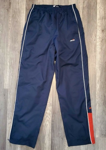 Ellesse dark navy nylon track pants men 