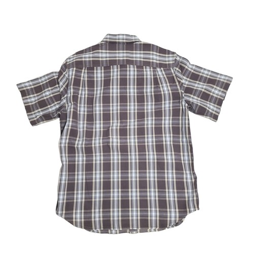 Camisa Carhartt Para Hombre Talla Grande Marrón Manga Corta Calce Relajado 101155 - Imagen 6 de 6