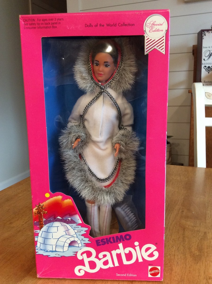 エスキモー　バービー　ESKIMO Barbie 他3体 Eskimo 2nd Edition 1990 Barbie Doll Nib Rare special edition