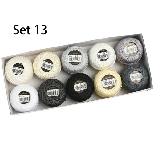 8 Crochet Thread Double Mercerized Long Staple Cotton Pearl Set 5 Grams Ball - Picture 52 of 67