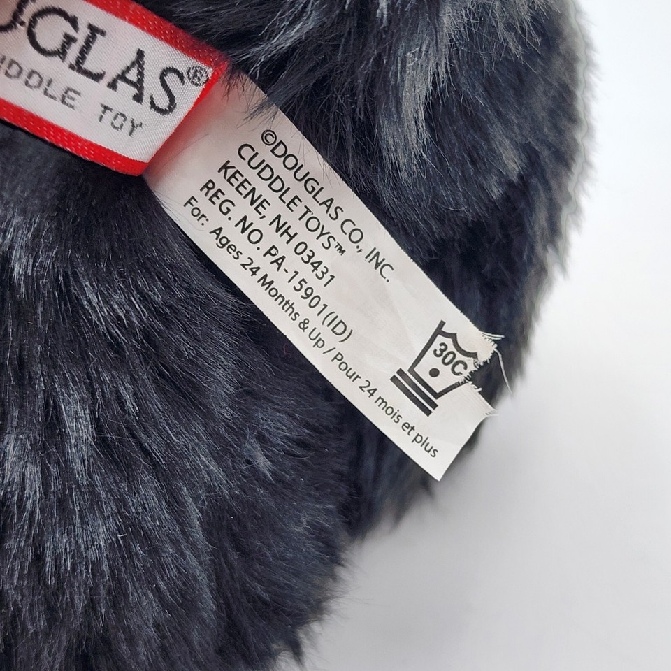 Douglas Almond Black Bear 272 Cuddle Toy Plush Realistic Stuffed