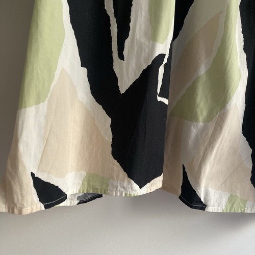 Top oversize Nanso astratto manica lunga a palloncino taglia S blusa primavera artistica - Foto 6 di 14