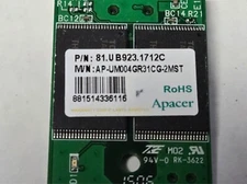 APACER AP-UM004GR13CG-2MST : 81.UB923.1712C   4GB UDMII Plus USB DISK MOD SLC