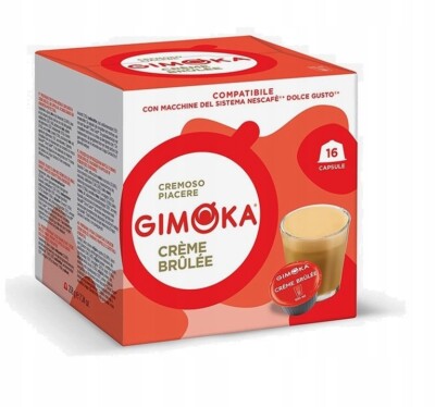 GIMOKA Creme Brulee Dolce Gusto Capsules BOX 16 pods