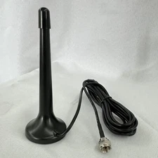 Small Retractable Antenna - 35 Mile Range - Great for Areas w/ Strong TV Signals