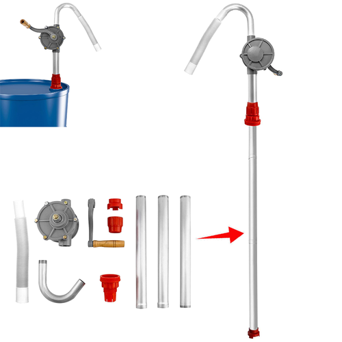 55 Gallon Drum Rotary Barrel Pump Hand Crank Diesel Fuel Oil Gas