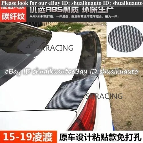 Labio alerón trasero color fibra de carbono para VW Volkswagen CC tipo R 2008-2018 Foto 2 de 4