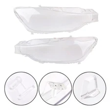 For 2013 2014 2015 BMW 3 Series F30 328i 320i Pair Clear Headlight Lens Cover