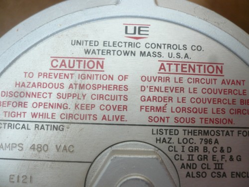 Nuevo United Electric Controls E121-2BSB - Imagen 5 de 6