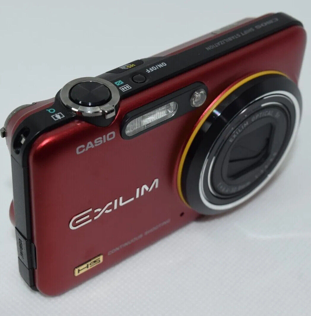CASIO Golf Digital Camera HIGH SPEED EXILIM Red 10.1 MP EX
