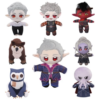 Astarion/Minthara/Klarch/Owl Bear/Illithids Plush Cartoon Stuffed Baldur's Gate