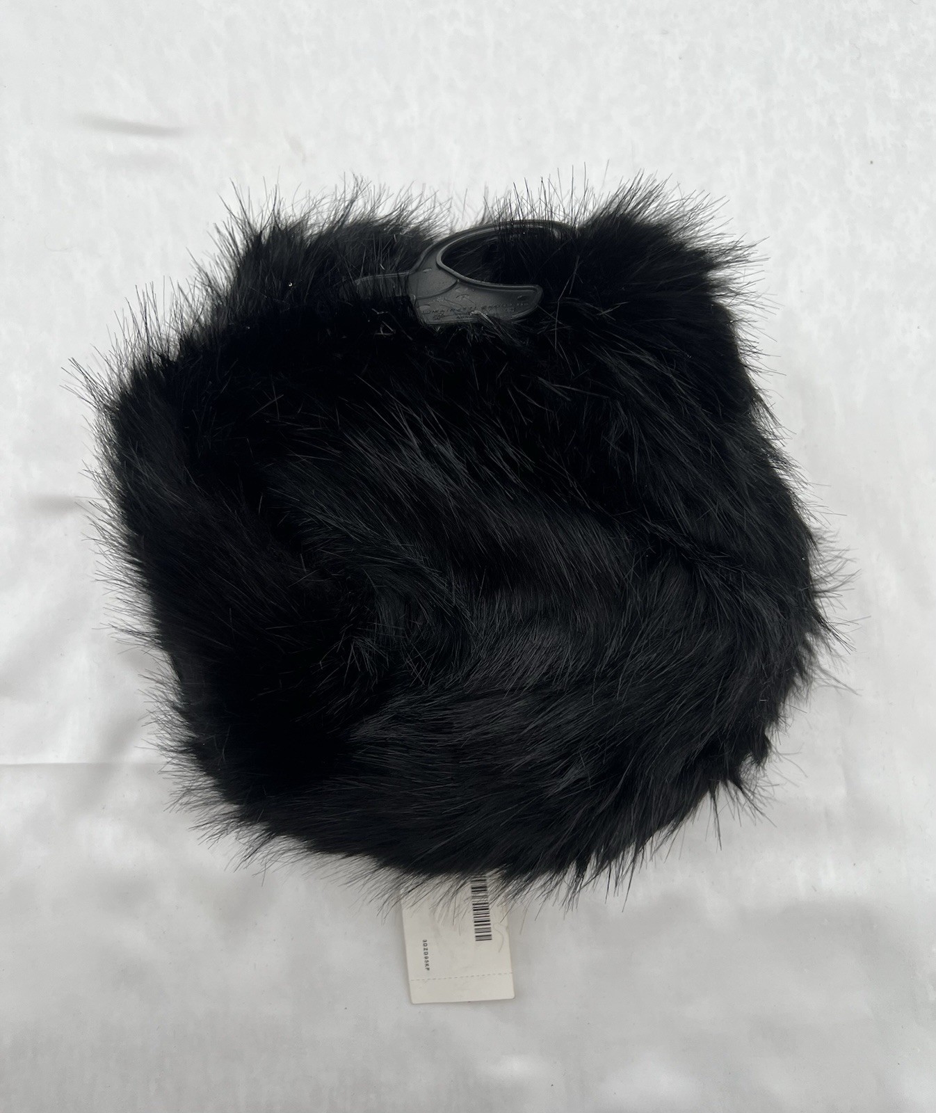 M&S ladies faux fur hat (black) size M-L