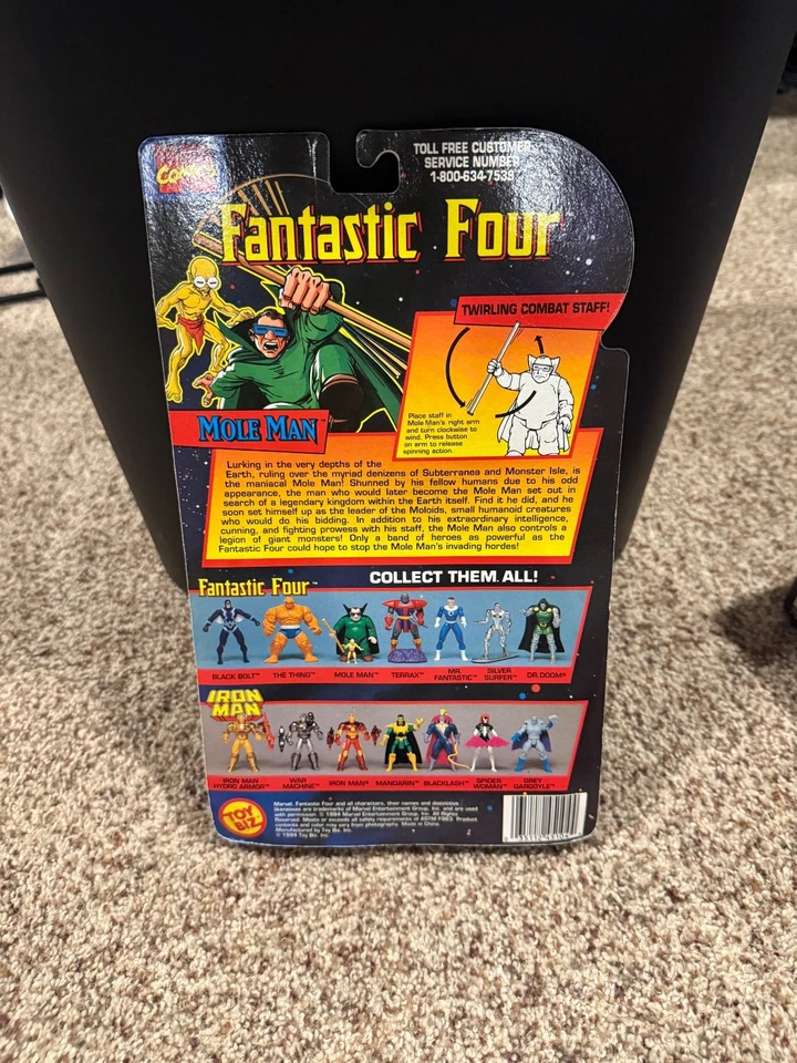 MOLE MAN - Serie Animada Fantastic Four Años 90 Años 90 - Marvel ToyBiz 1995 Foto 2 de 2