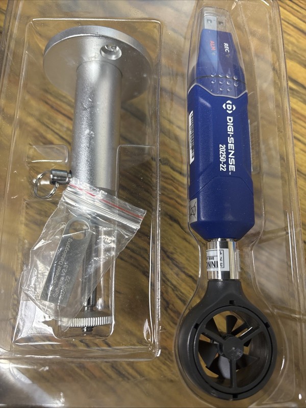 Digi-Sense Data Logging Vane Anemometer W/ NIST - Open Box Never Used
