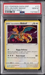 Special Delivery Bidoof SWSH177 Sword & Shield Promo Holo