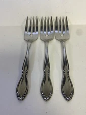 Stainless By Oneida, Ltd Deluxe Flatware STRATHMORE Set of 3 SALAD FORKS 6.25”